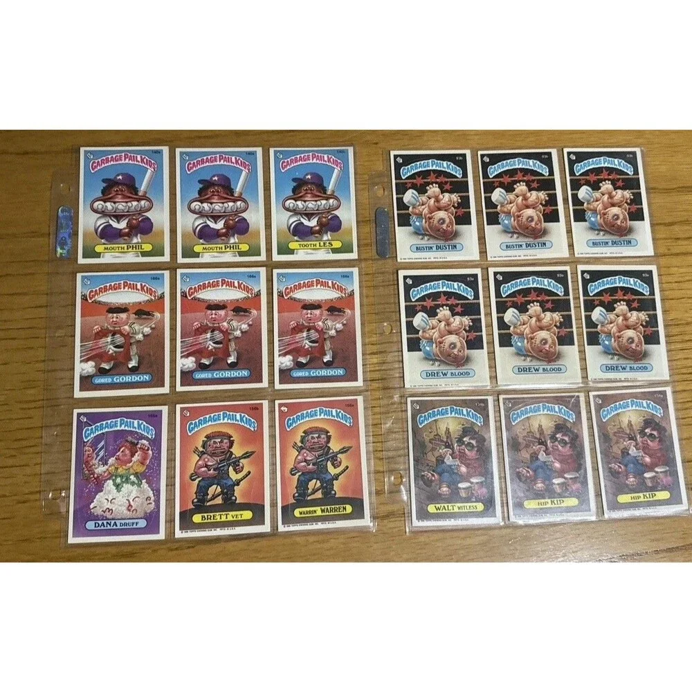 183 VTG 1986 Garbage Pail Kids Lot Series 3 & 4 GPK Topps Bulk Set Builder Dups